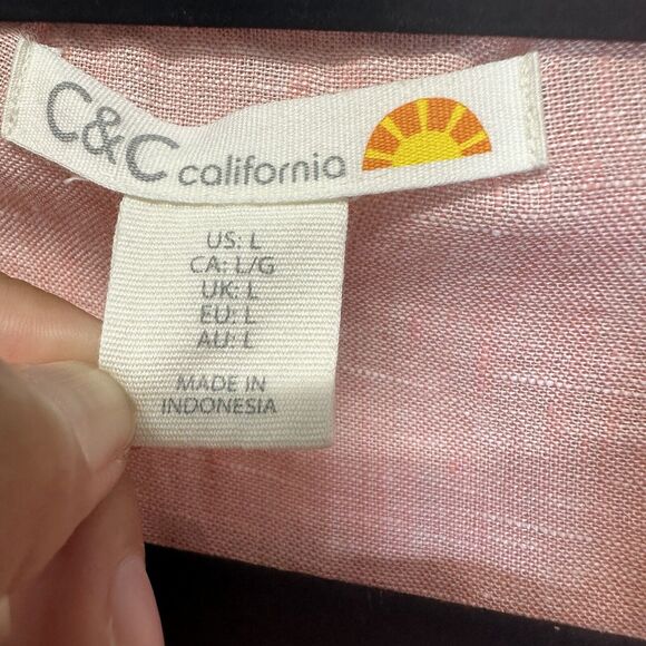 C&C California Pink Blouse - Picture 6 of 10